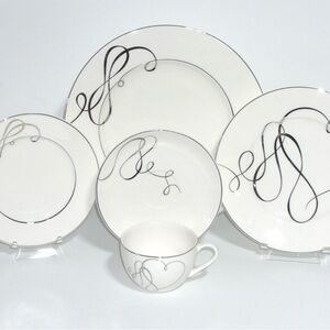 New 5-piece Mikasa Love Story China (priced for one full set)